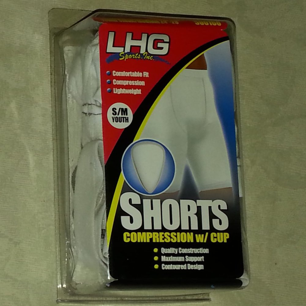 LHG Sports Compression Shorts With Cup S/M YOUTH - Picture 7 of 7
